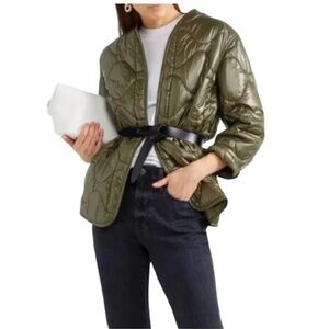 NILI LOTAN N.L  Varick Jacket Army Green Size L New W Tags